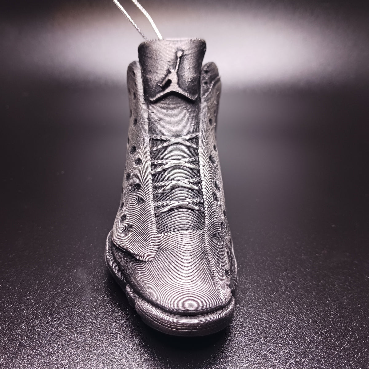 Air Jordan 13 Sneaker Christmas Ornament, 3D Printed Shoe Keepsake