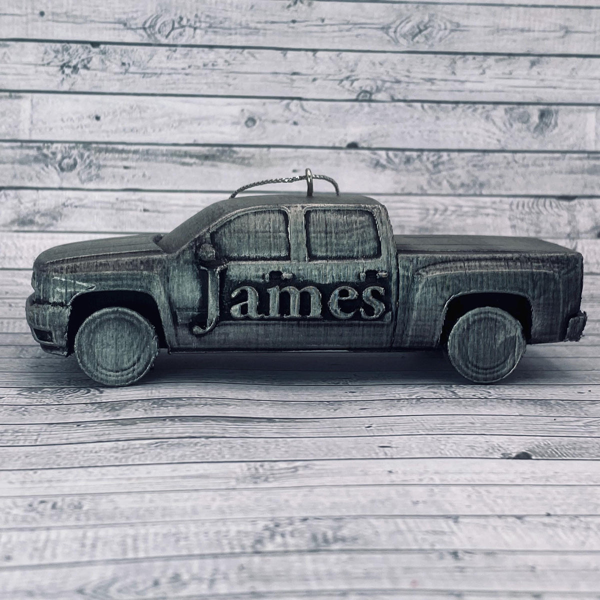 Personalized Chevy Pickup Truck Christmas Ornament, 3D Printed Keepsake