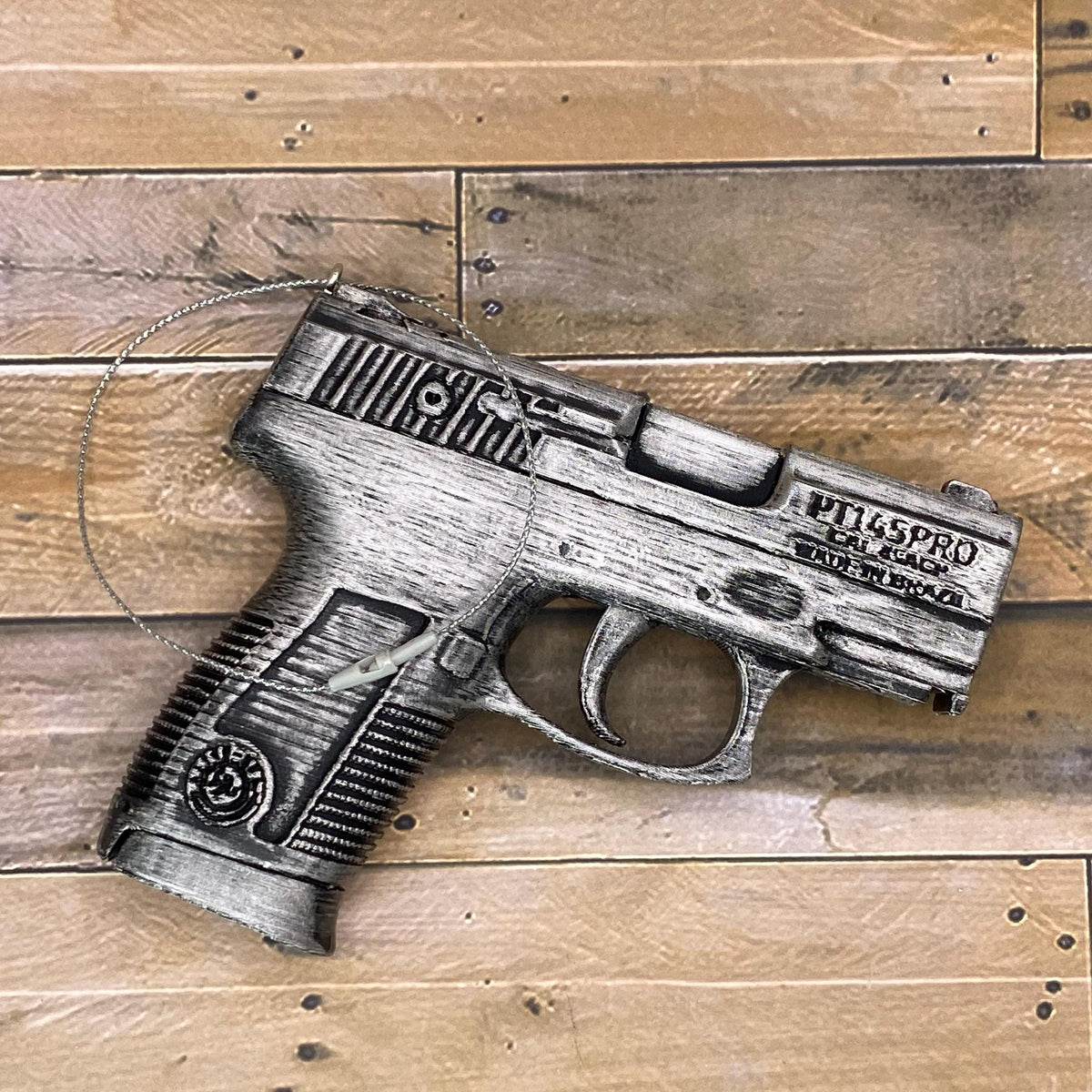 Personalized Taurus PT145 Pistol Christmas Ornament, Custom Gun Gift