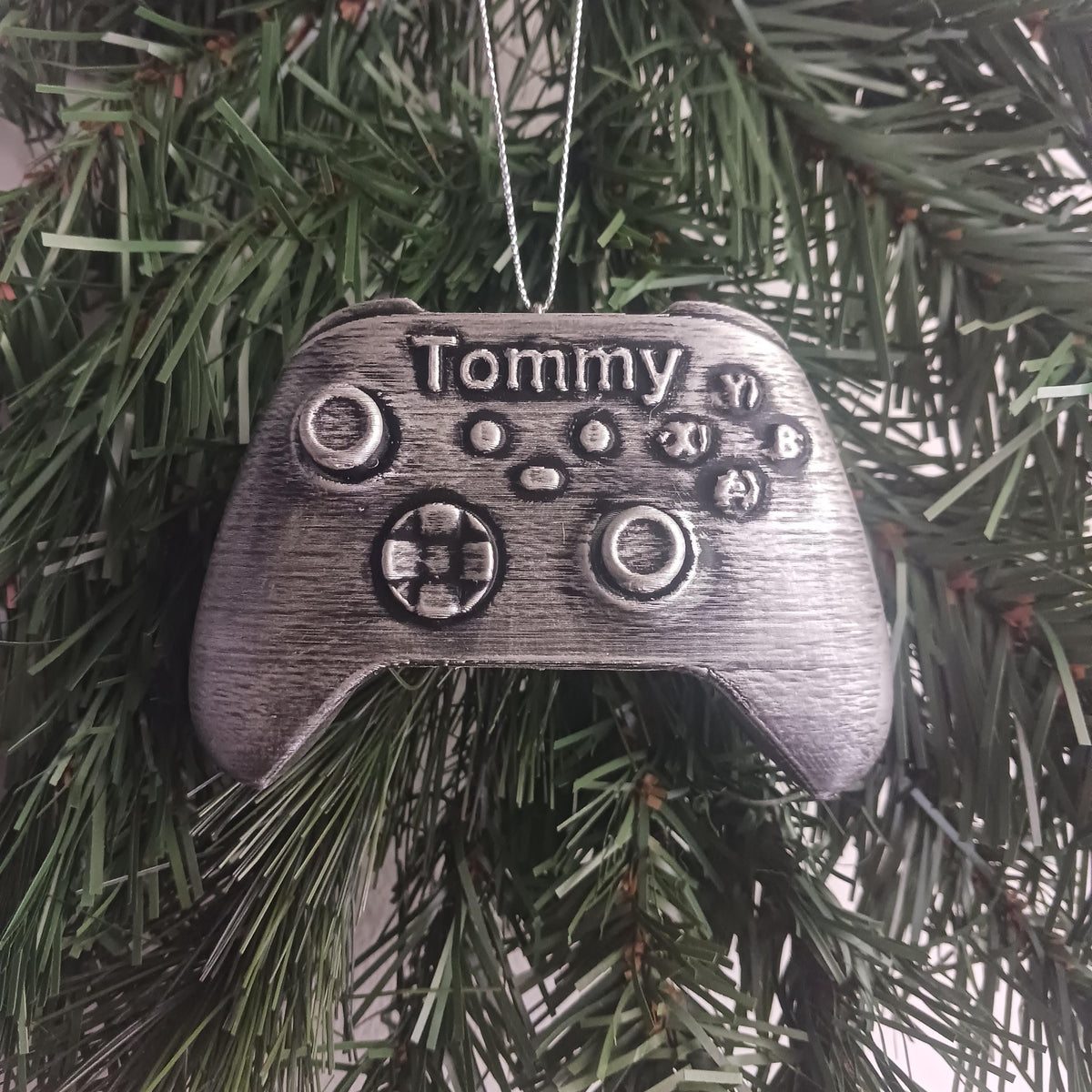 Personalized Xbox Controller Christmas Ornament, 3D Printed Gaming Accessory