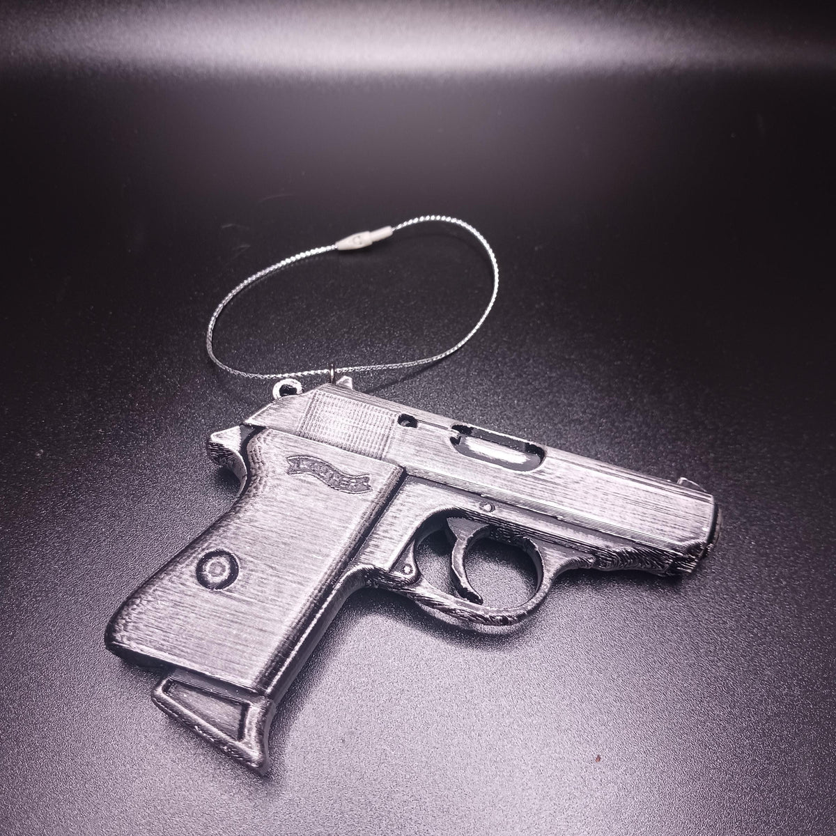 Personalized Walther PPK Pistol Christmas Ornament, Gun Collector Gift
