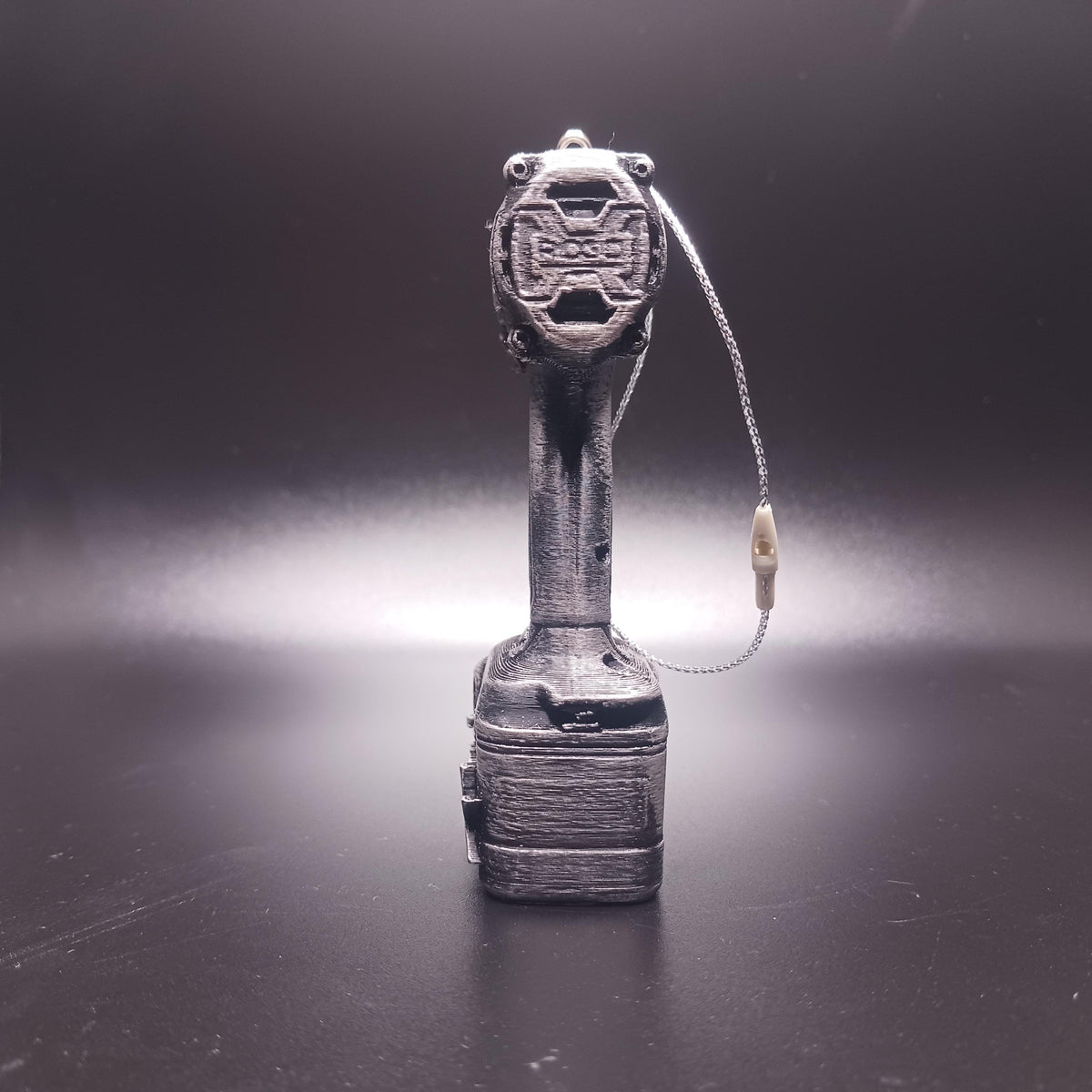 Personalized Cordless Drill Christmas Ornament, 3D Printed Tool Keepsake
