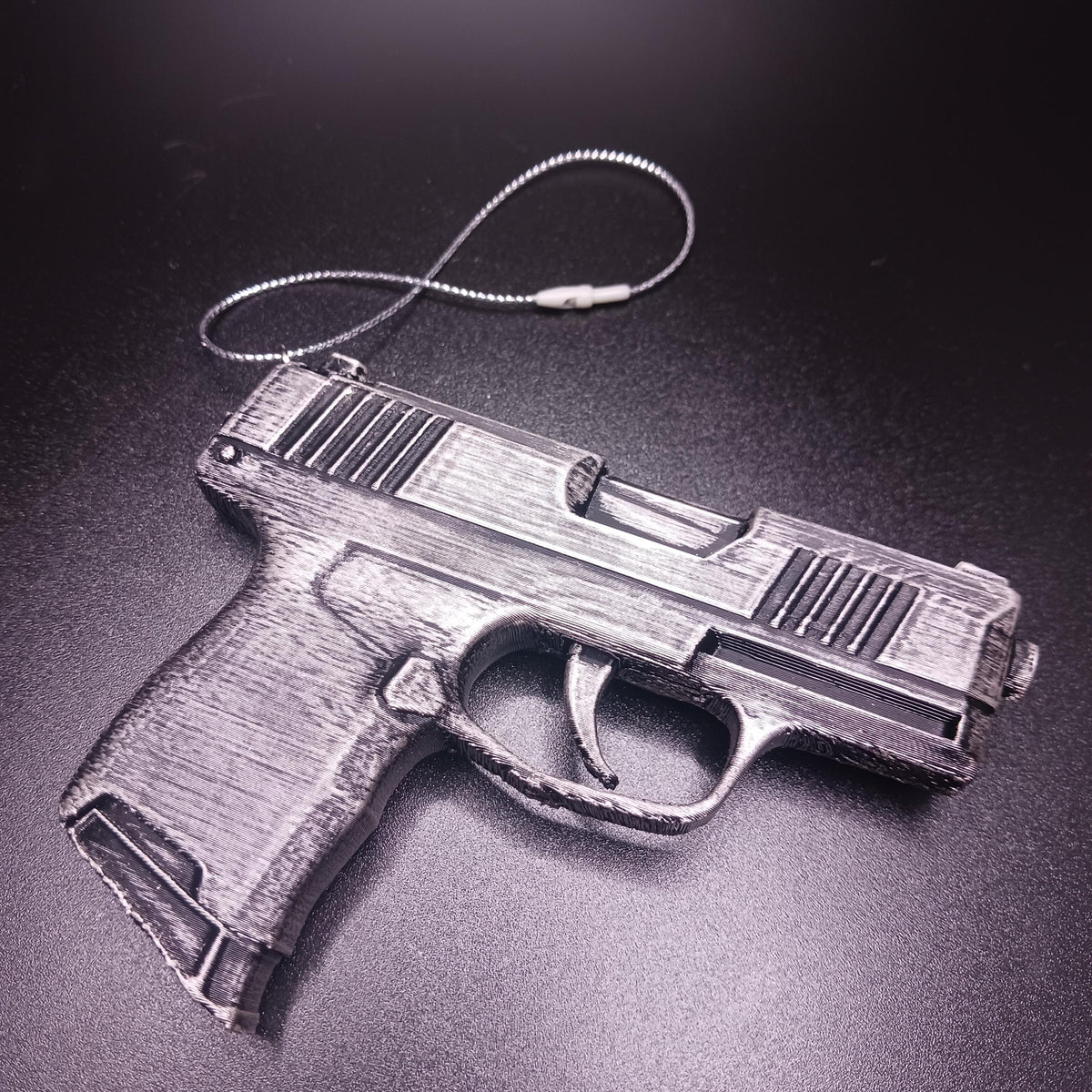 SIG P365 Pistol Christmas Ornament, Hand-Painted Gun Owner Gift