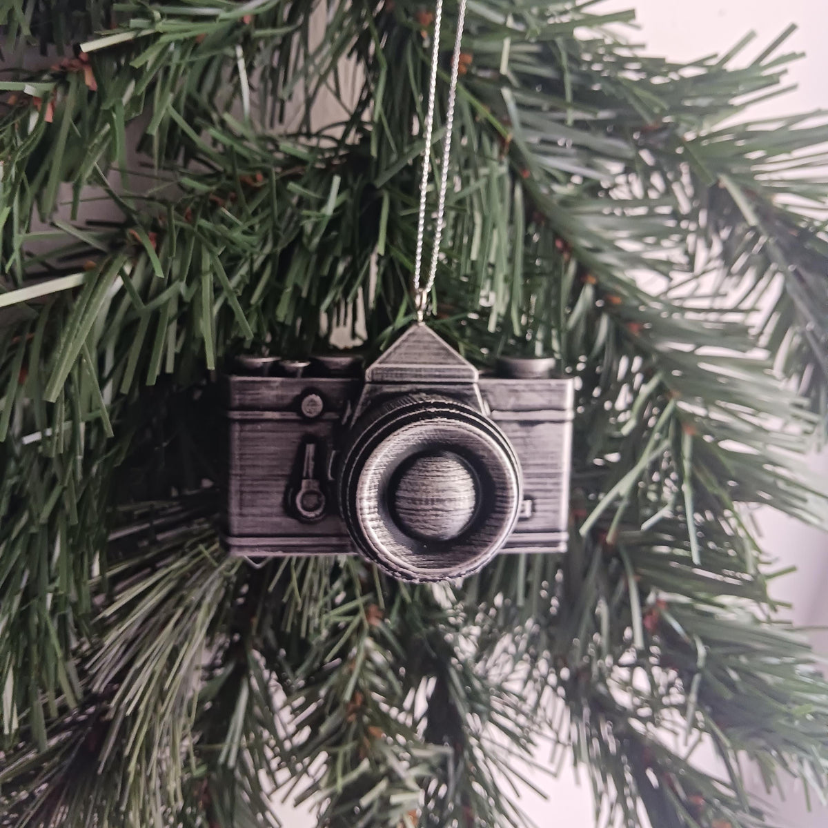 Personalized Camera Christmas Ornament, 3D Printed Photography Keepsake