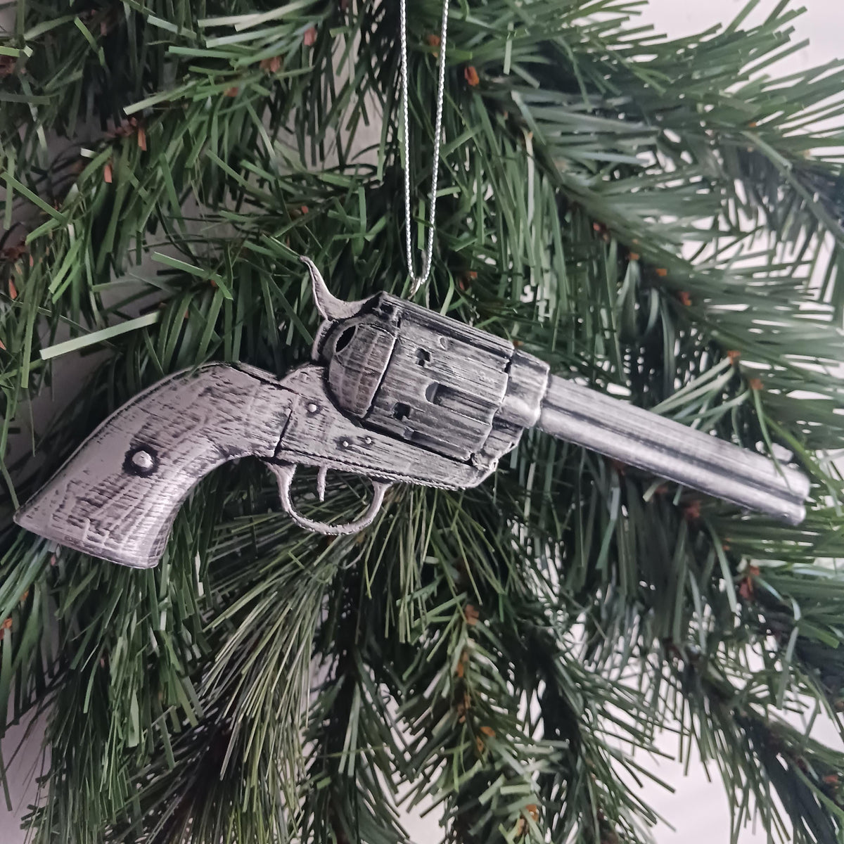 Colt Single Action Army Revolver Christmas Ornament, Western Collector Keepsake