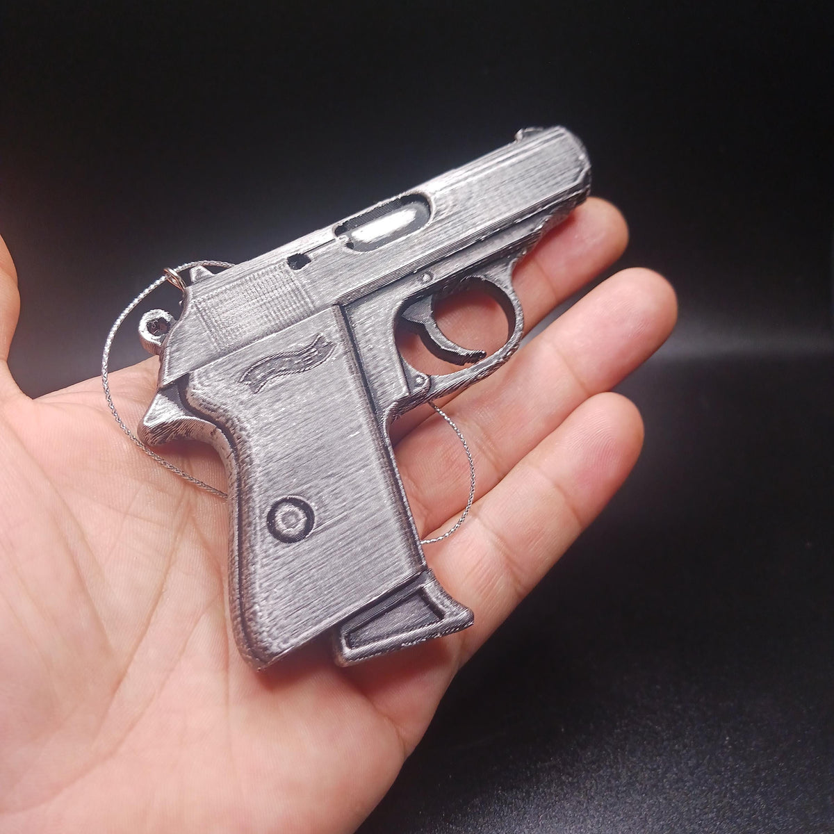 Personalized Walther PPK Pistol Christmas Ornament, Gun Collector Gift