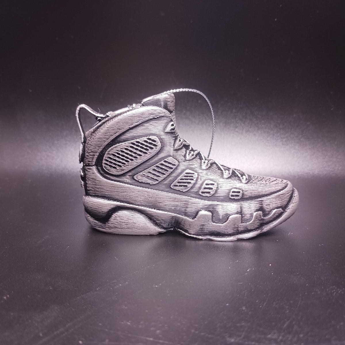 Air Jordan 9 Sneaker Christmas Ornament, 3D Printed Shoe Keepsake