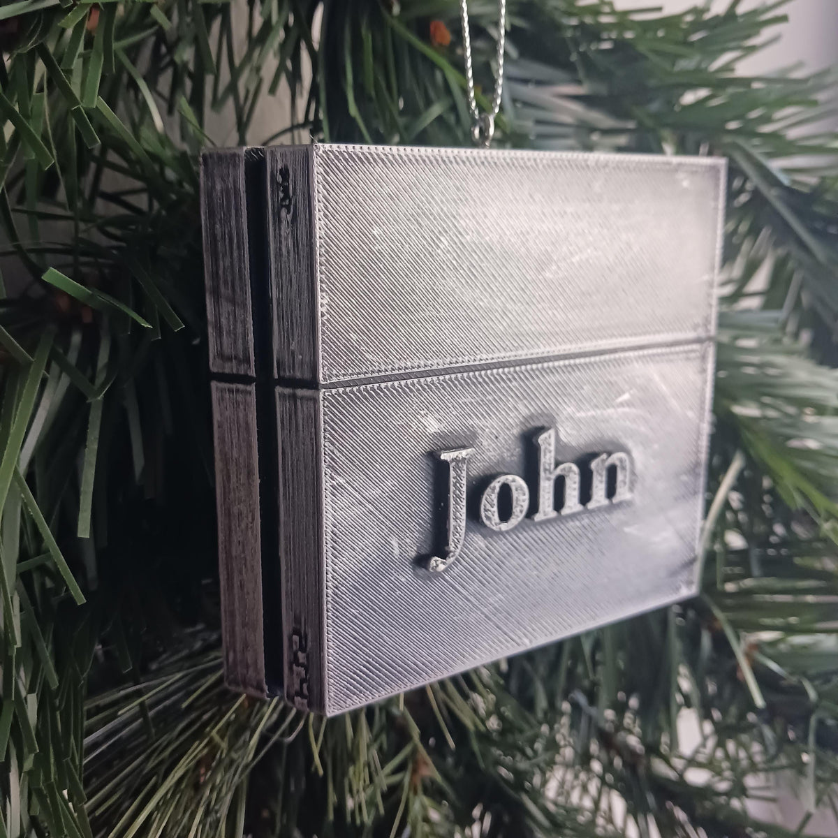 Personalized PS4 Console Christmas Ornament, 3D Printed Gaming Keepsake
