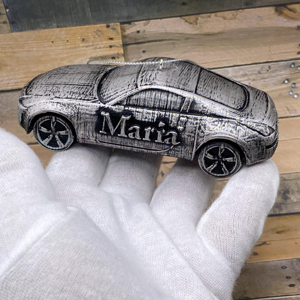 Personalized Nissan 350Z Christmas Ornament, 3D Printed Sports Car