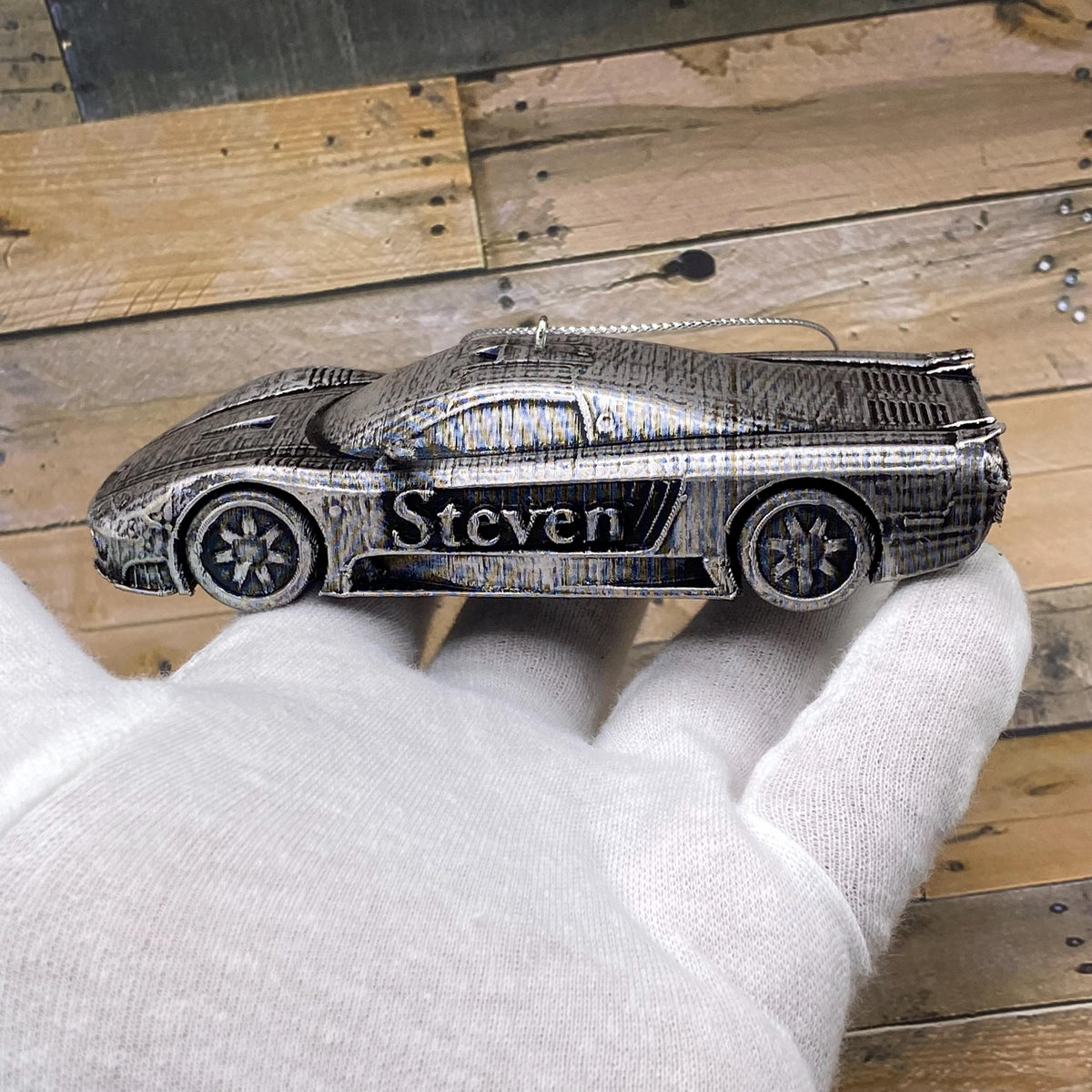 Personalized Saleen S7 Christmas Ornament, 3D Printed Supercar