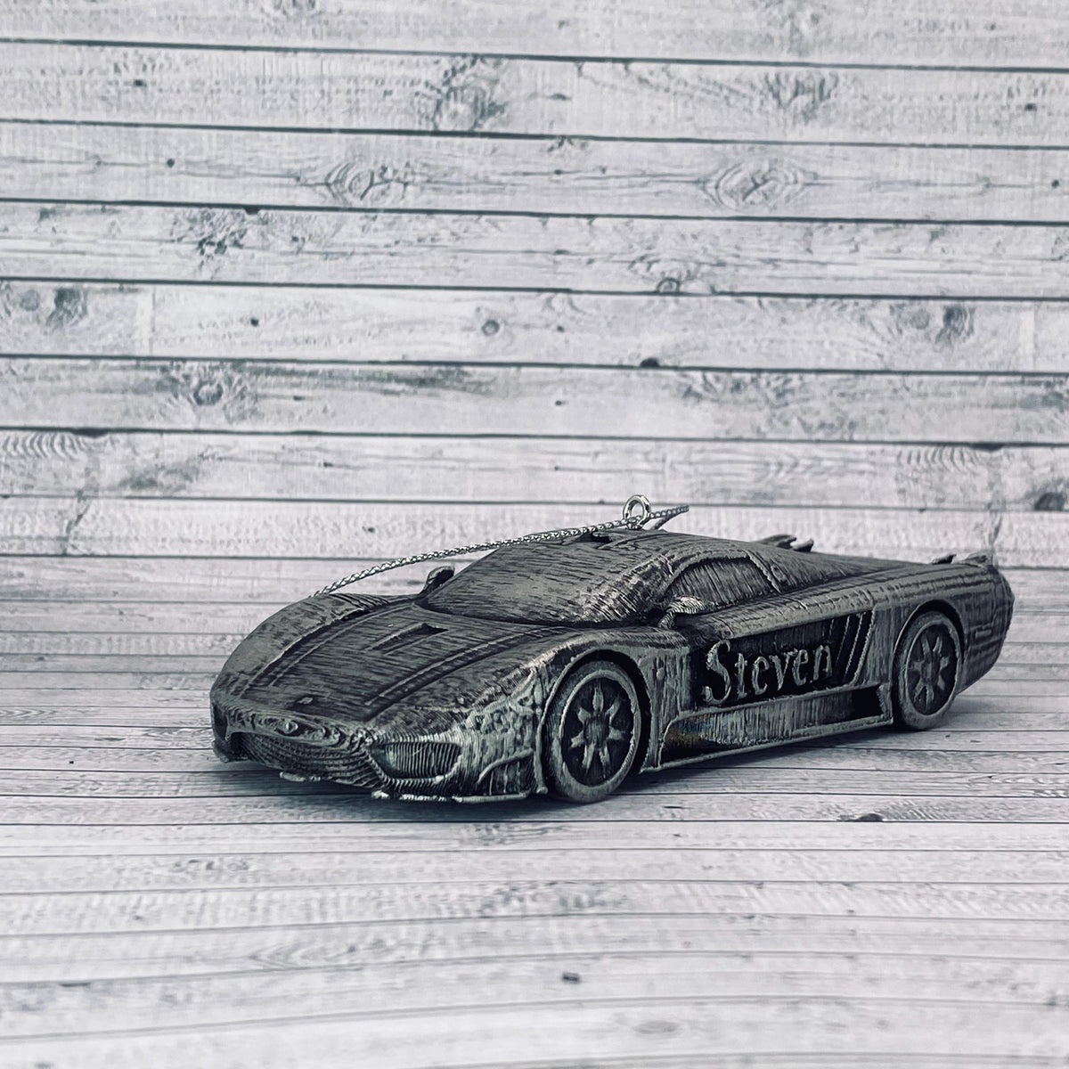 Personalized Saleen S7 Christmas Ornament, 3D Printed Supercar