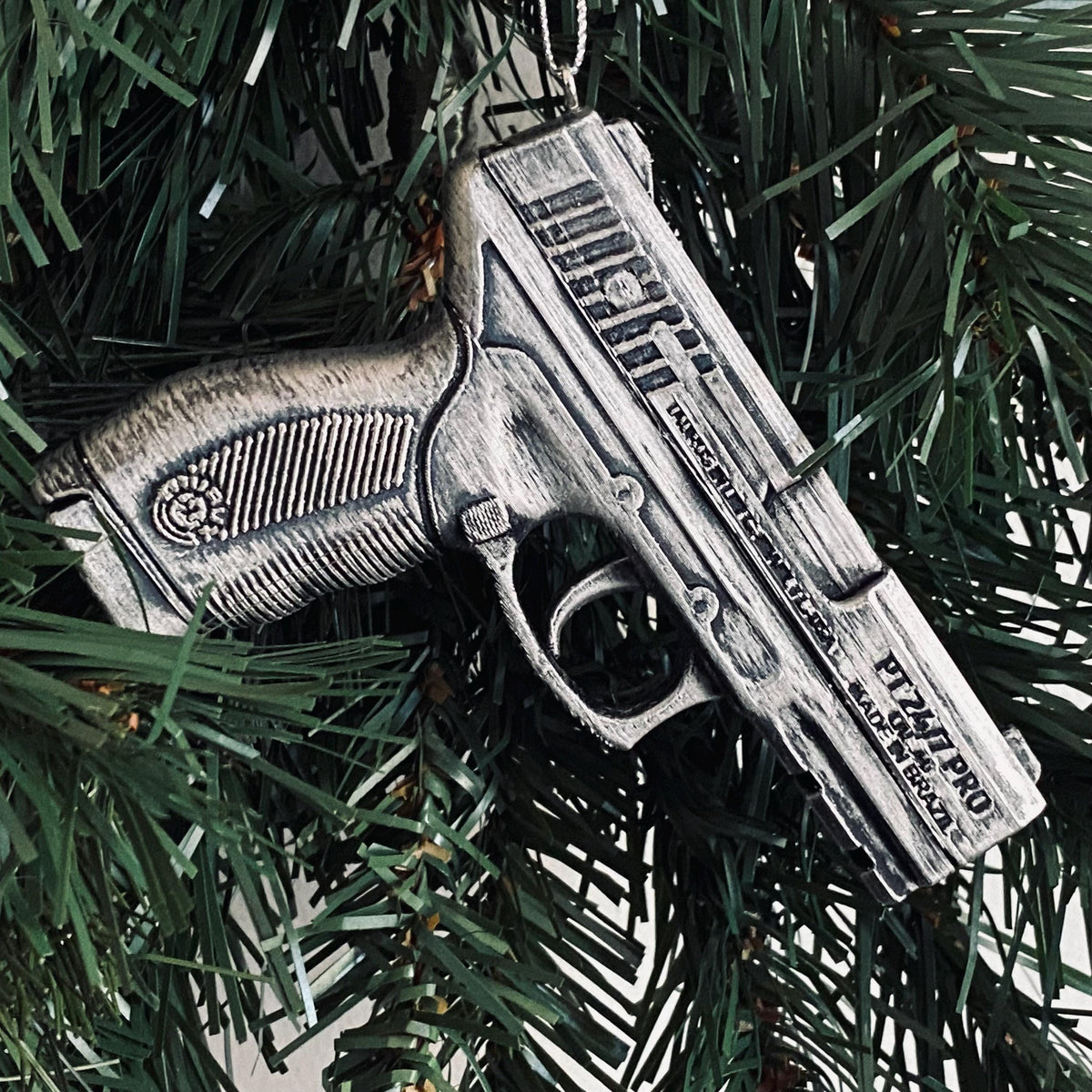 Personalized Taurus PT 24/7 Pistol Christmas Ornament, Custom Gun Gift