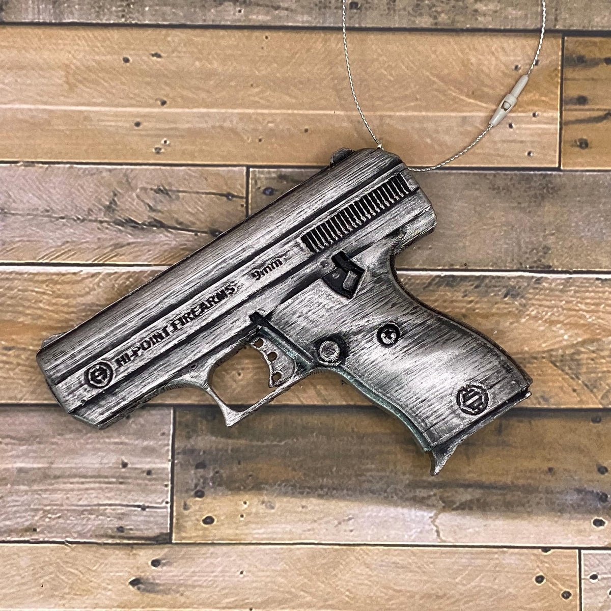 Personalized Hi-Point C9 Pistol Christmas Ornament, Gun Enthusiast Keepsake