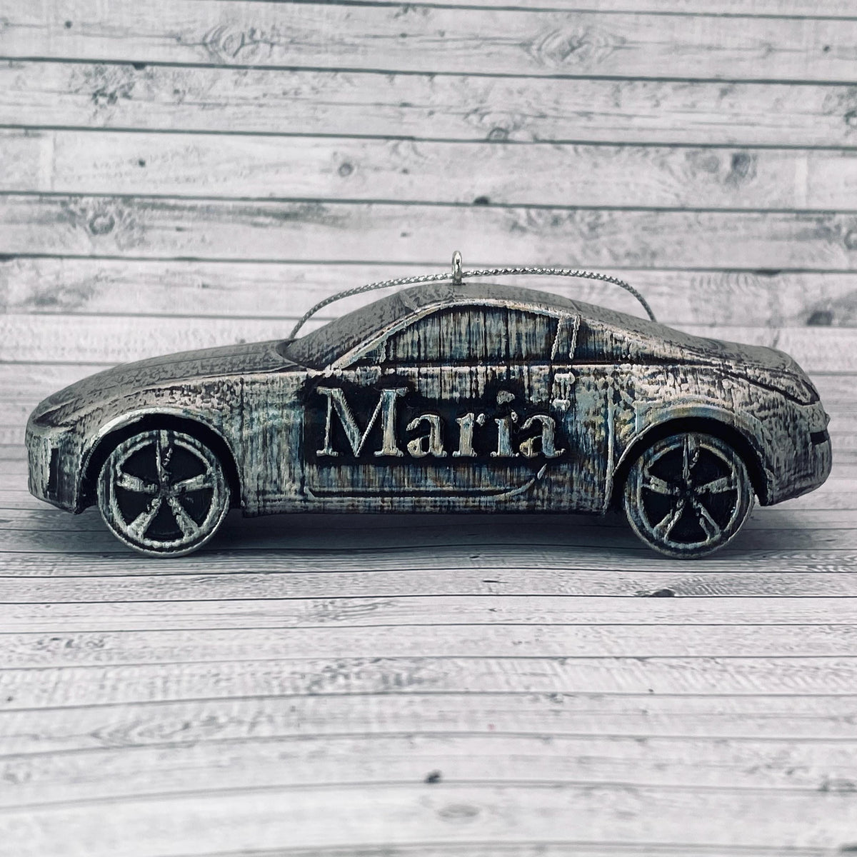 Personalized Nissan 350Z Christmas Ornament, 3D Printed Sports Car