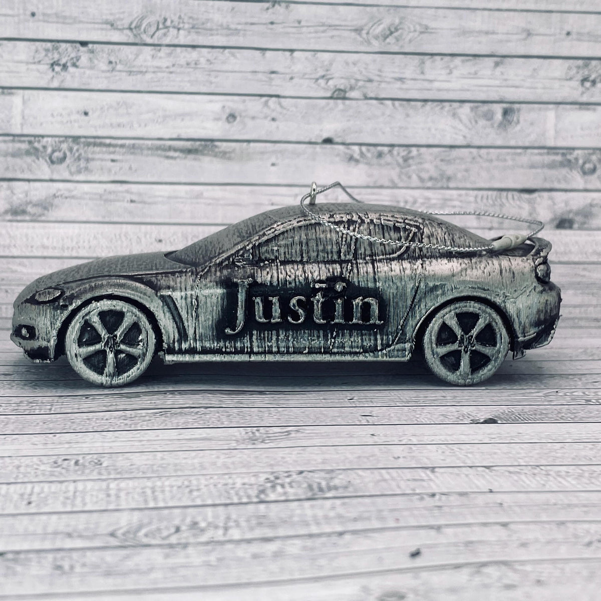 Personalized Mazda RX-8 Christmas Ornament, 3D Printed Sports Car