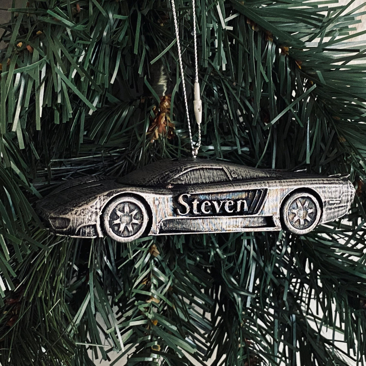 Personalized Saleen S7 Christmas Ornament, 3D Printed Supercar