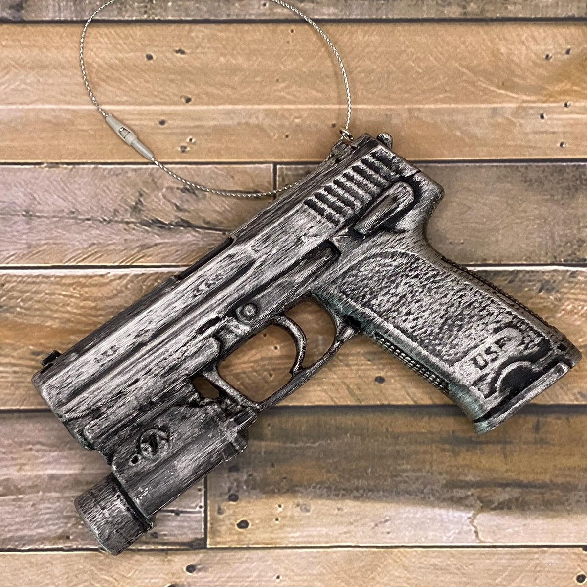 Personalized HK USP .45 Pistol Christmas Ornament, Gun Owner Gift
