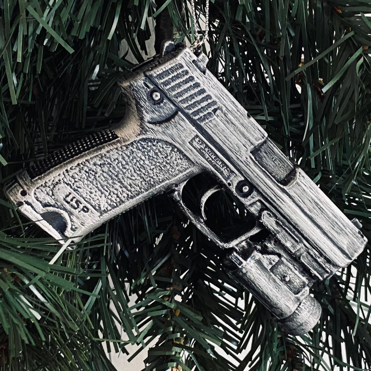 Personalized HK USP .45 Pistol Christmas Ornament, Gun Owner Gift