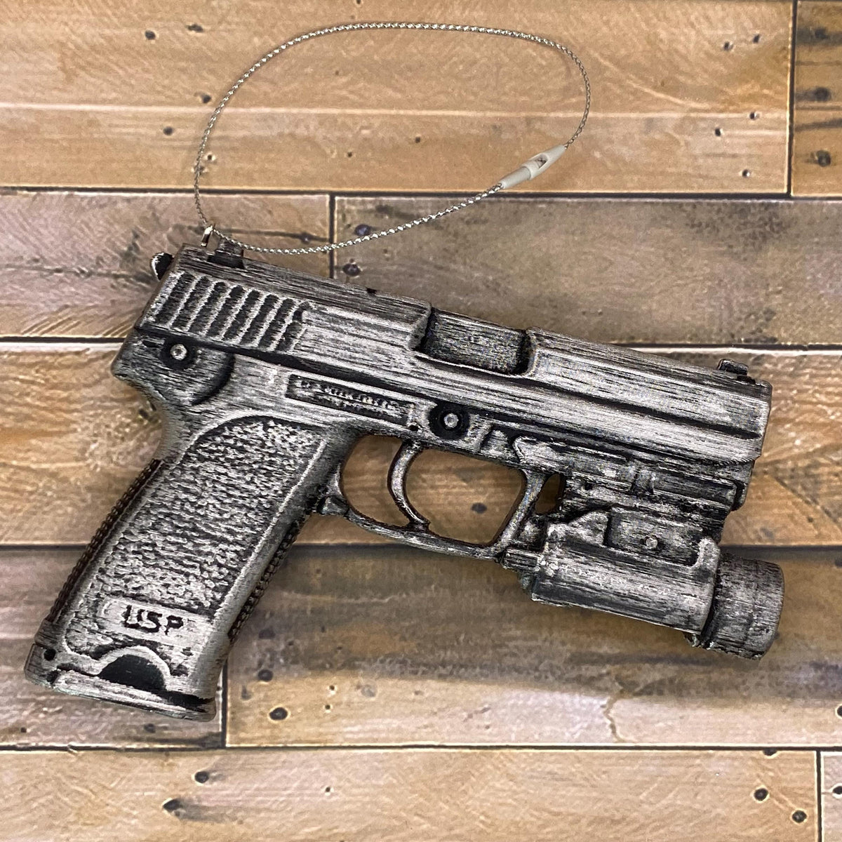 Personalized HK USP .45 Pistol Christmas Ornament, Gun Owner Gift