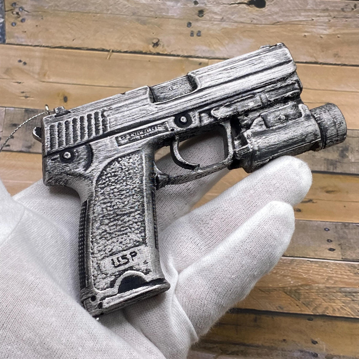 Personalized HK USP .45 Pistol Christmas Ornament, Gun Owner Gift