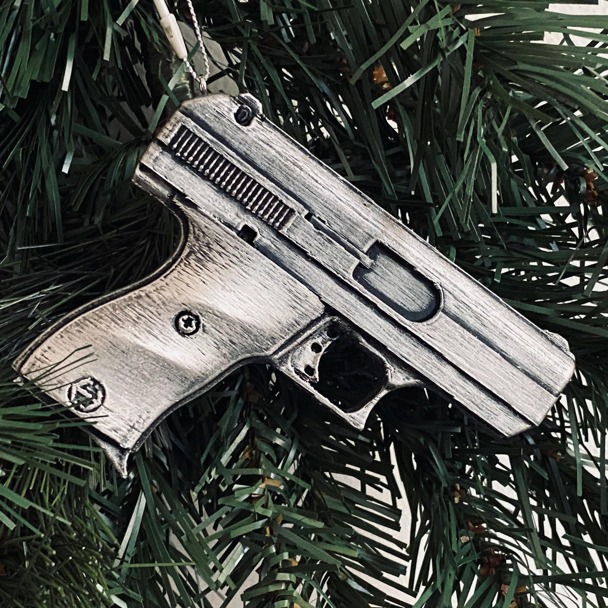 Personalized Hi-Point C9 Pistol Christmas Ornament, Gun Enthusiast Keepsake