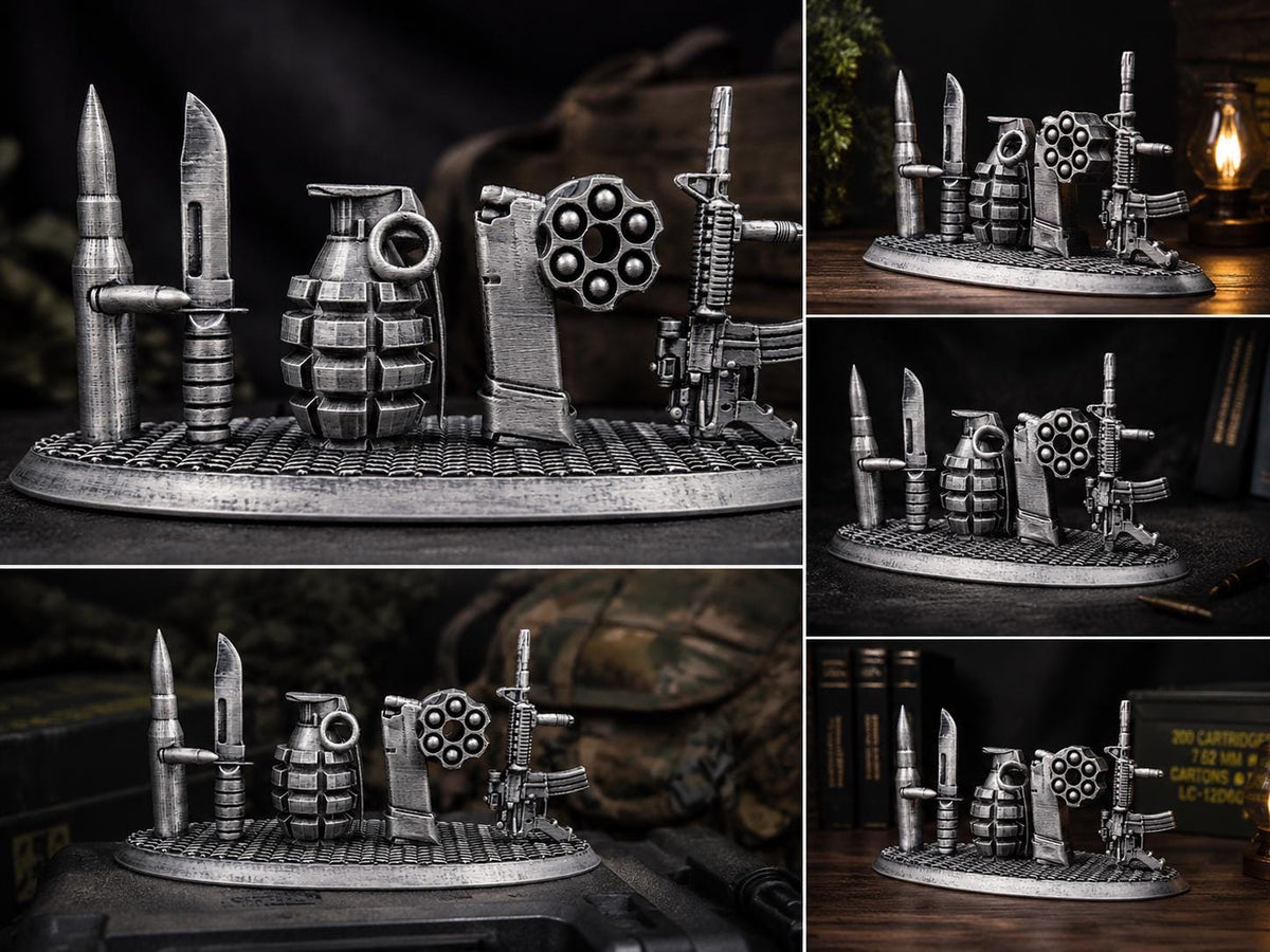 HOPE Military Statue, 3D Printed Patriotic Desk Sculpture