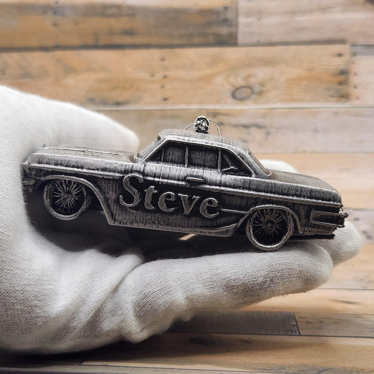 Personalized Lowrider Car Christmas Ornament, 3D Printed Keepsake