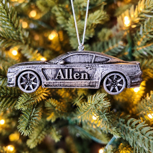 Personalized Shelby Mustang GT350R Christmas Ornament, 3D Printed Car