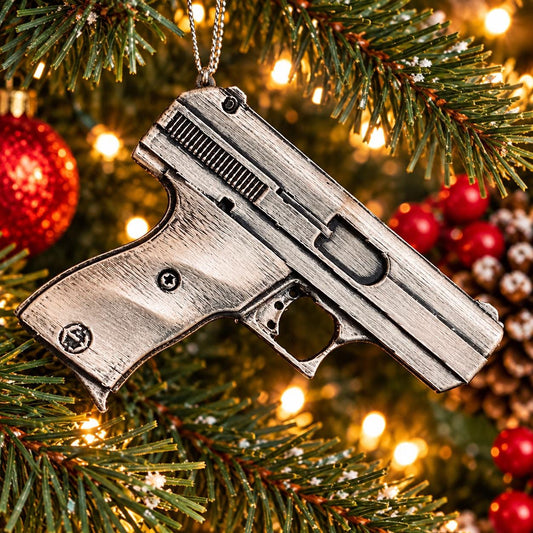 Personalized Hi-Point C9 Pistol Christmas Ornament, Gun Enthusiast Keepsake