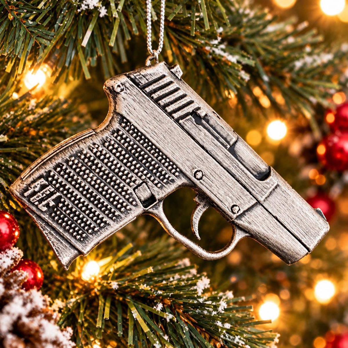 Personalized Kel-Tec P11 Pistol Christmas Ornament, Collector Keepsake