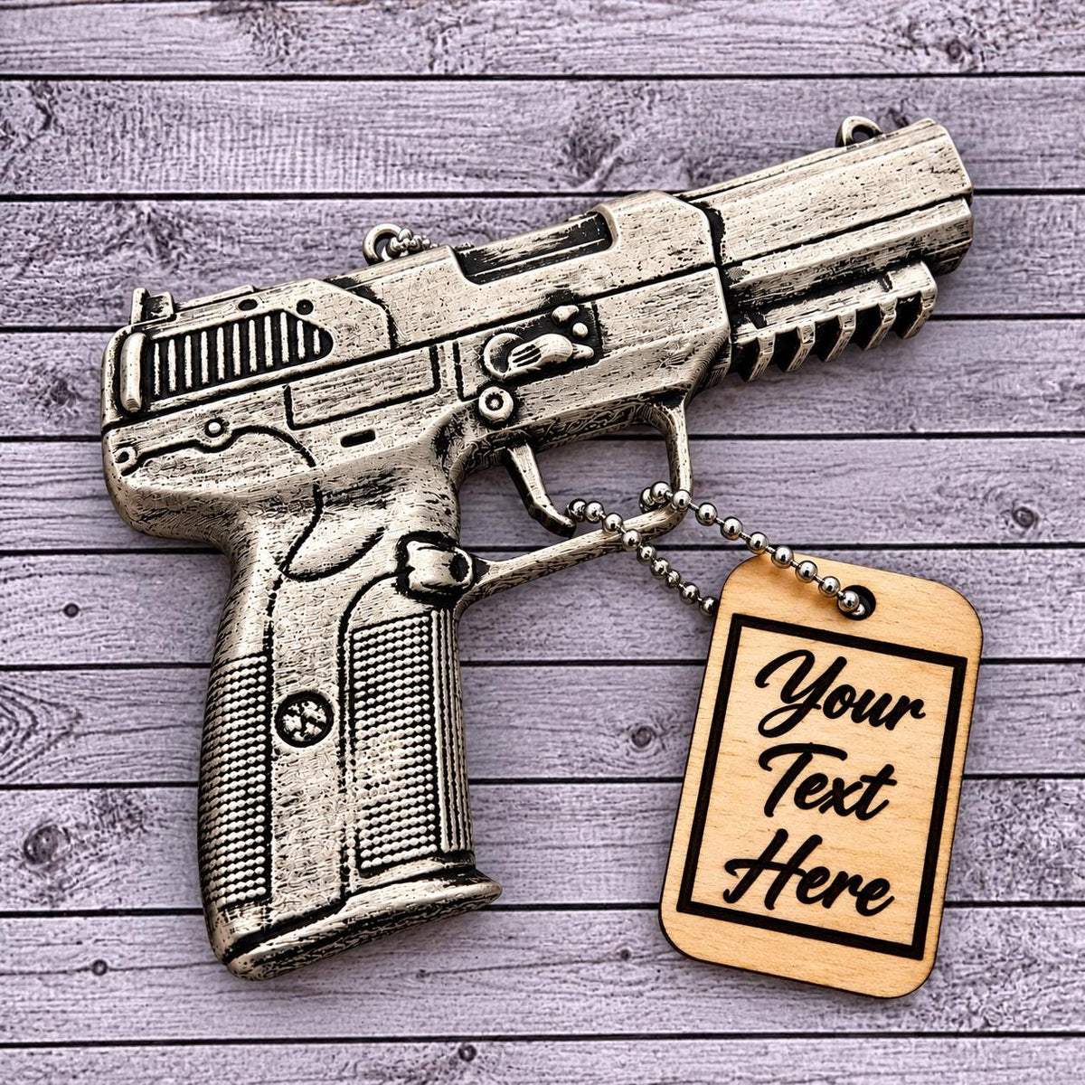 Personalized CZ P-07 Pistol Christmas Ornament, Custom Firearm Keepsake