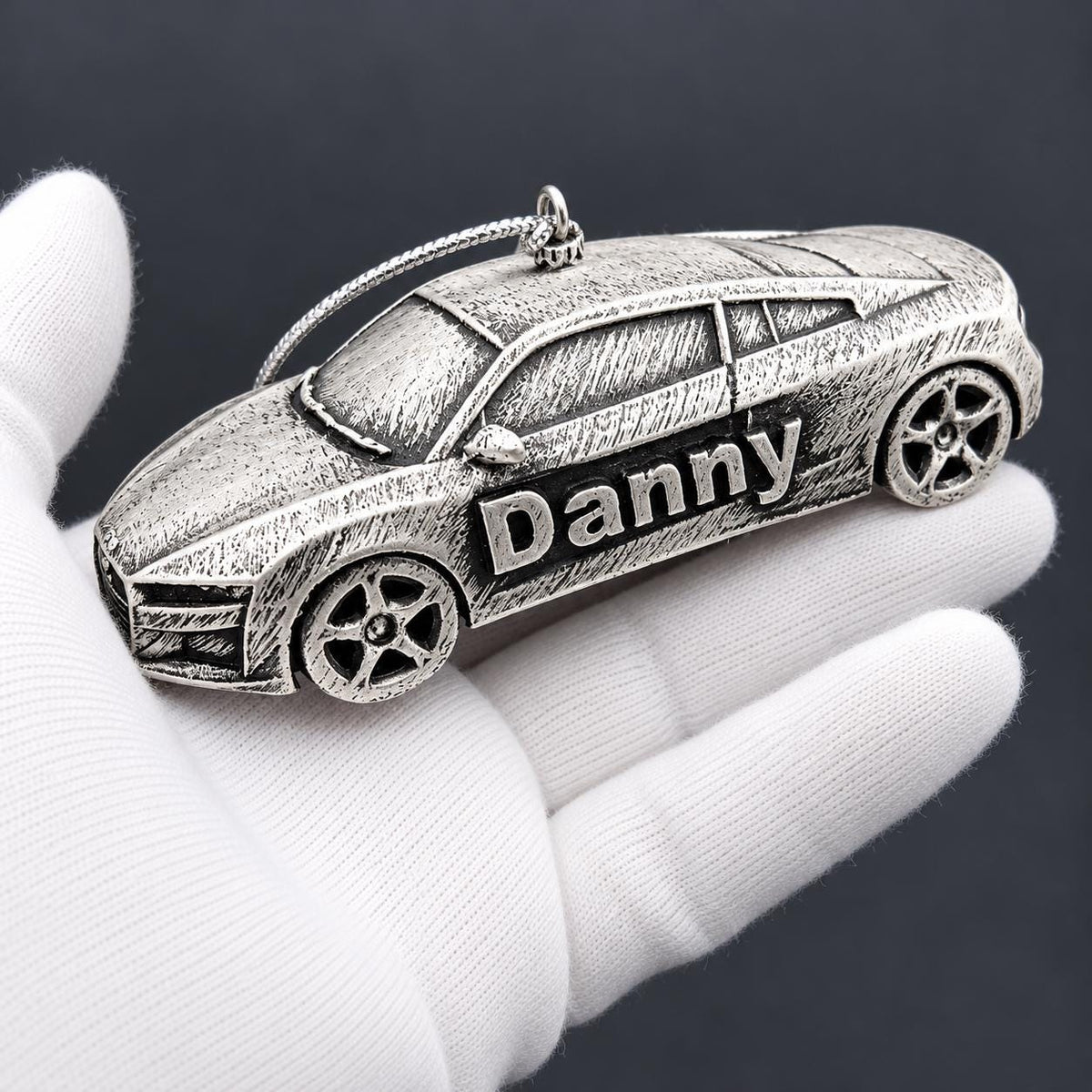 Personalized Audi R8 Christmas Ornament, 3D printed Supercar keepsake gift
