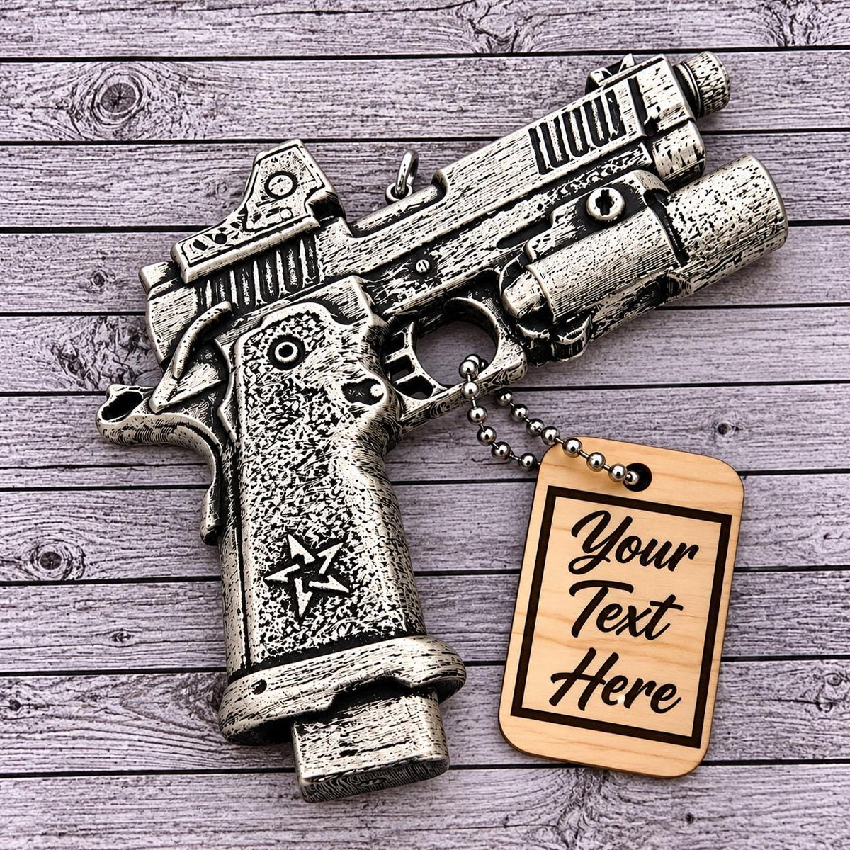 Personalized Staccato P X300 Christmas Ornament, 3D Printed 2011 Pistol Keepsake Gift