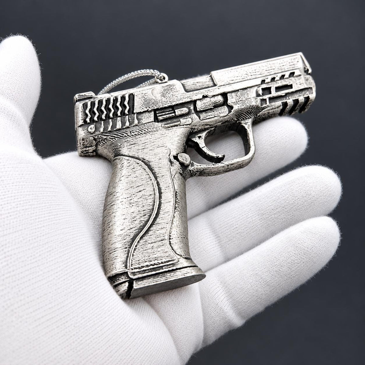 Personalized Smith & Wesson M and P Christmas Ornament, 3D Printed Pistol Keepsake Gift