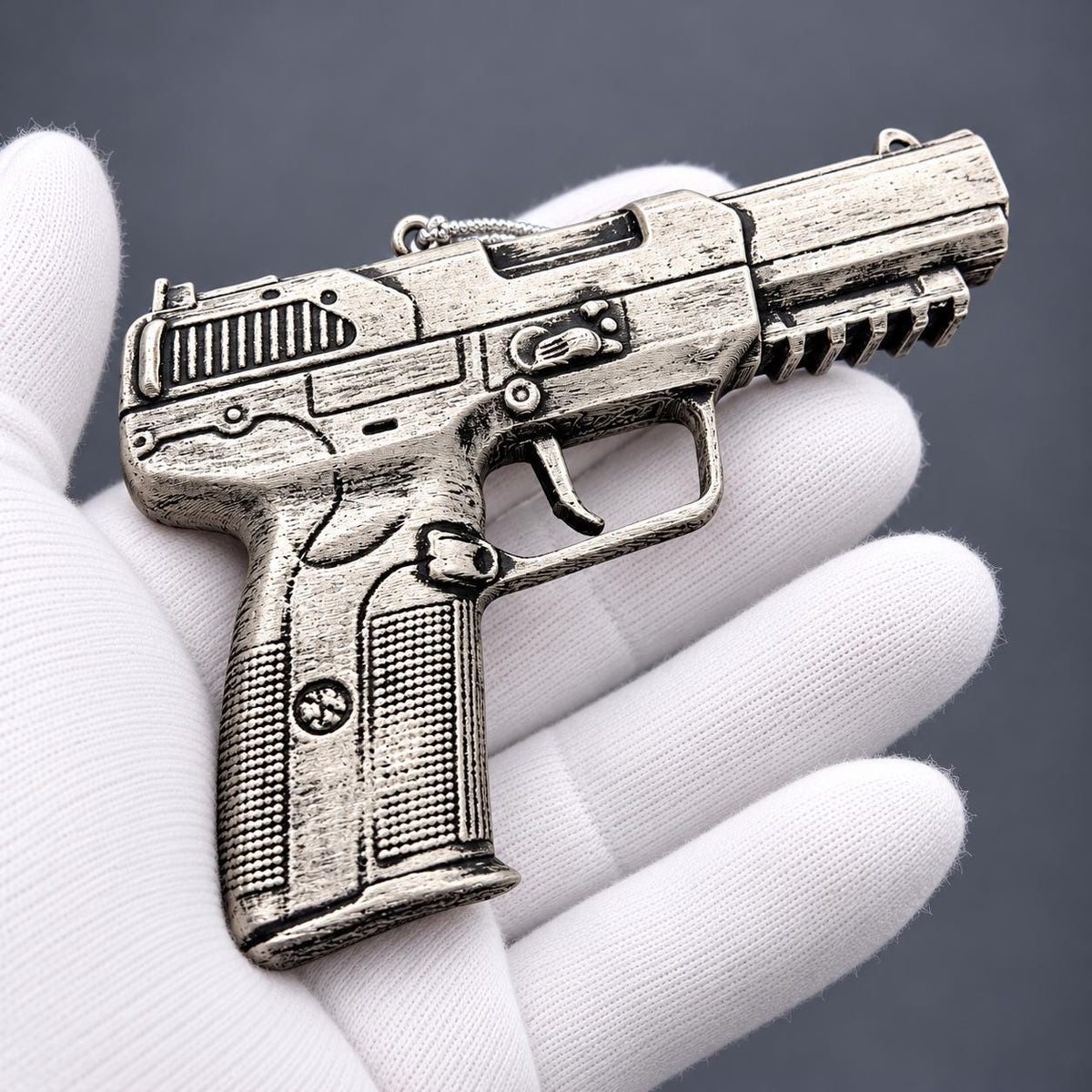 Personalized FN Five-seveN Pistol Christmas Ornament, Custom Gun Lover Gift
