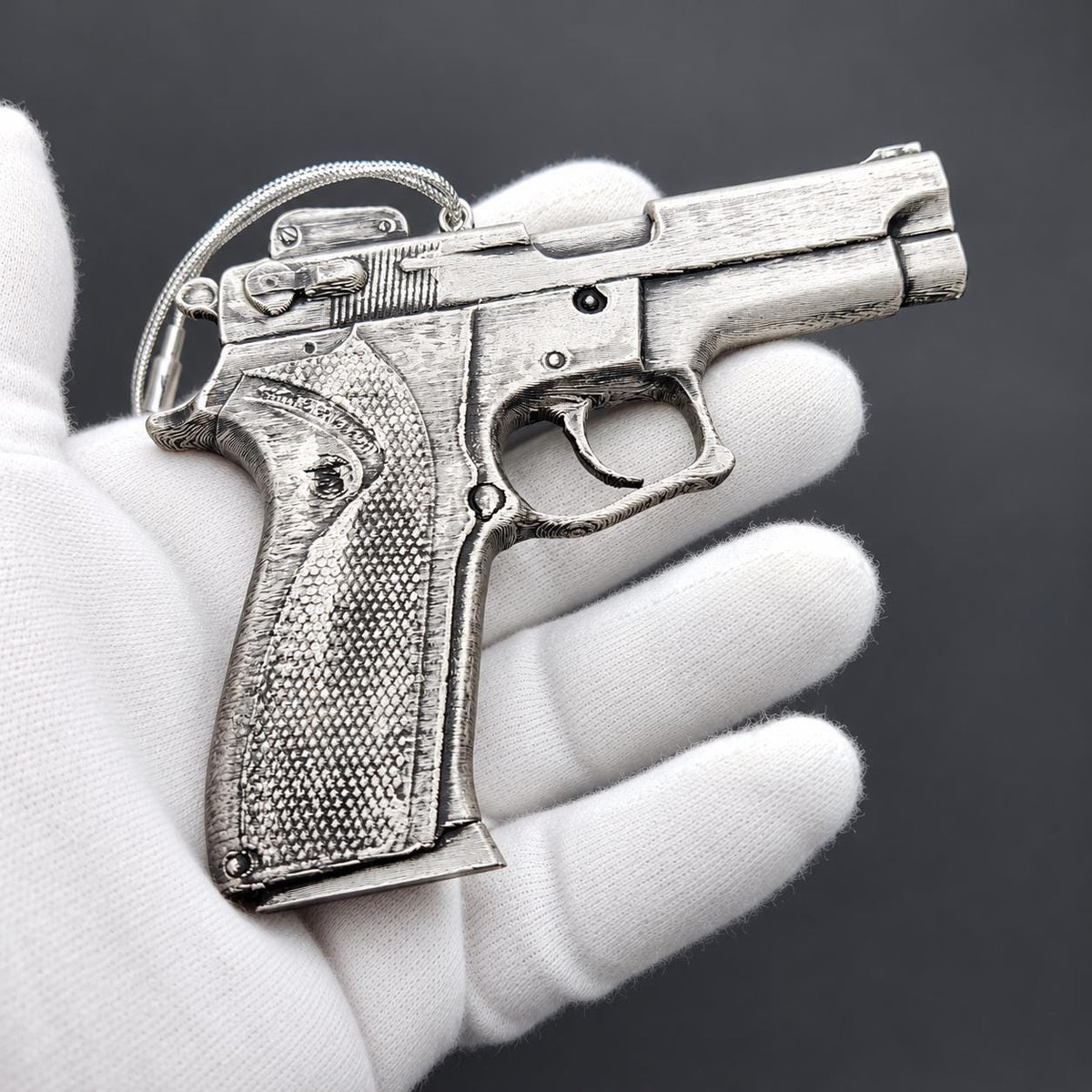 Personalized Smith & Wesson 5906 Pistol Christmas Ornament, Collector Keepsake