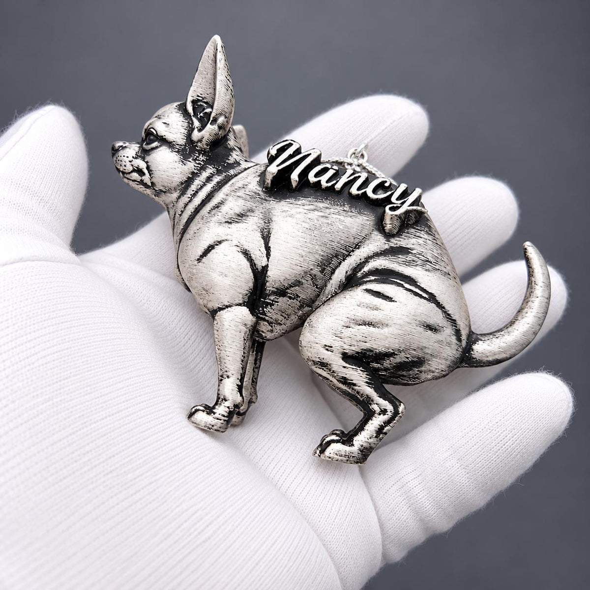 Personalized Pooping Chihuahua Christmas Ornament, Funny 3D Printed Dog