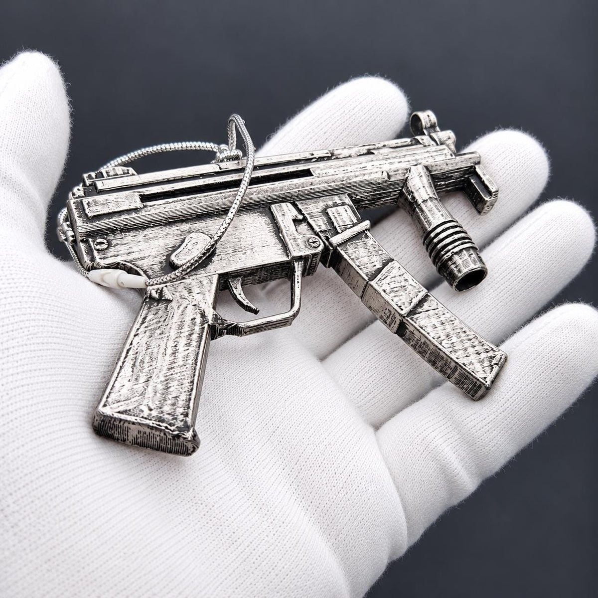 Personalized MP5K Pistol Christmas Ornament, Gun Collector Keepsake