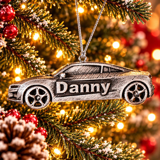 Personalized Audi R8 Christmas Ornament, 3D printed Supercar keepsake gift