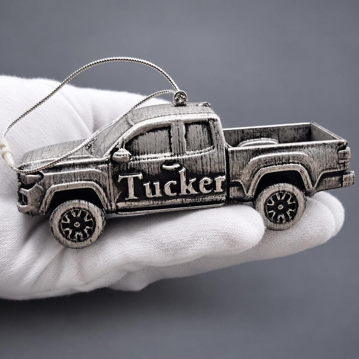 Personalized Toyota Tacoma Christmas Ornament, 3D Printed Pickup Truck
